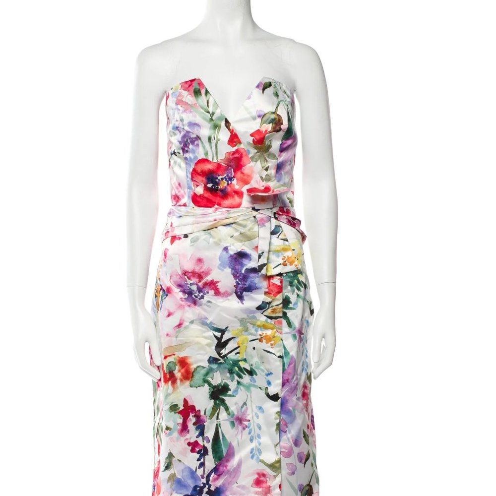 Parker Floral Print  Mini Dress With Tags
